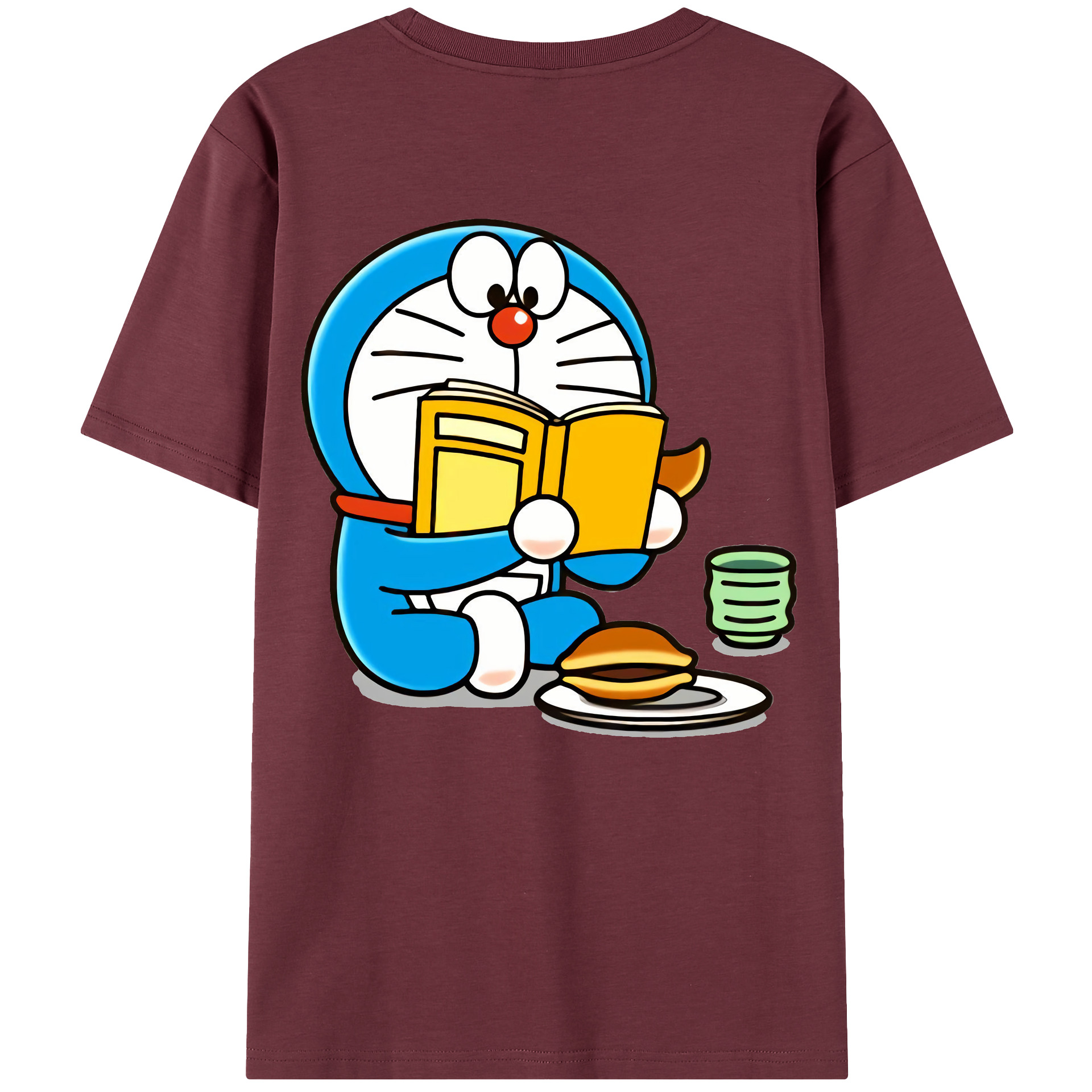 （画像用） ドラえもん Doraemon 綿100％半袖Tシャツ（背面プリント）